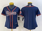 Youth Denver Broncos Blank Navy With Patch Cool Base Stitched Baseball Jersey,baseball caps,new era cap wholesale,wholesale hats